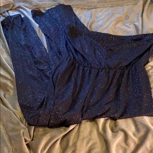 Sparkle navy jumpsuit